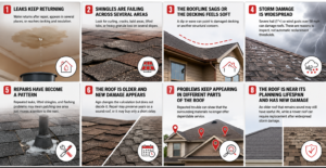 signs of roof replacement