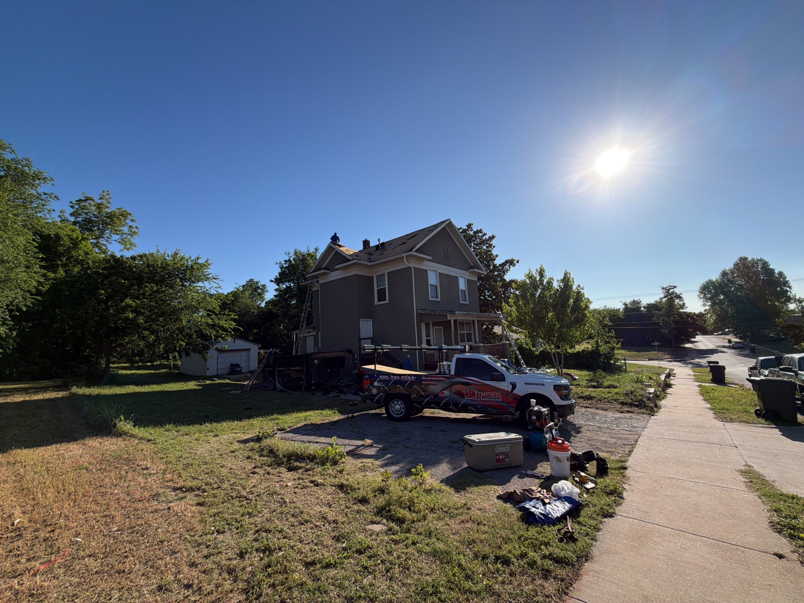 wind damage roof oklahoma 